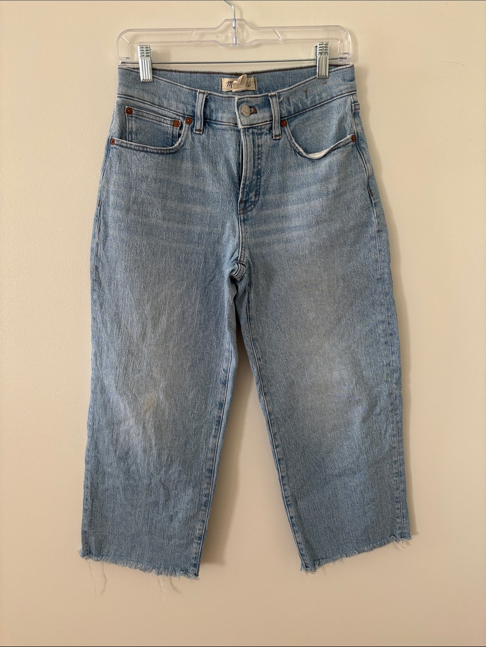 Madewell The Perfect Vintage Wide-Leg Cropped Jean (Petite)